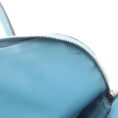 ボリード31 ブルージーン 2WAY ハンドバッグ トリヨンクレマンス ブルー シルバー金具 □L刻印 エルメス バッグ HERMES