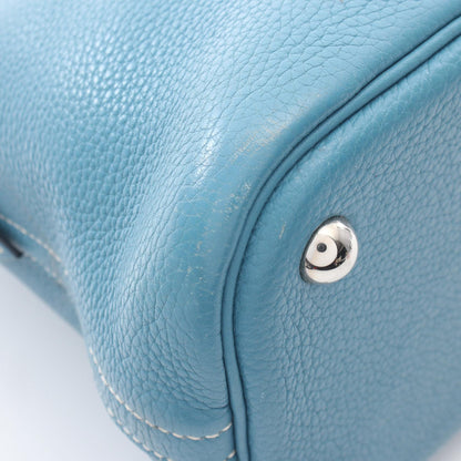 ボリード31 ブルージーン 2WAY ハンドバッグ トリヨンクレマンス ブルー シルバー金具 □L刻印 エルメス バッグ HERMES