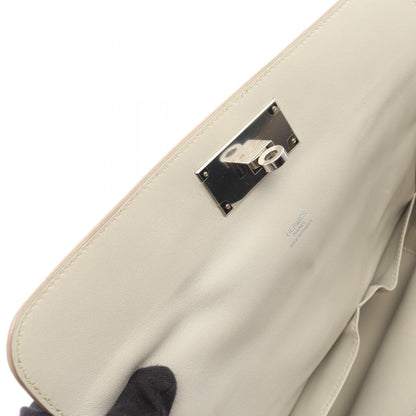 ツールボックス26 ベトン 2WAY ハンドバッグ エバーカラー ライトグレー シルバー金具 □R刻印 エルメス バッグ HERMES