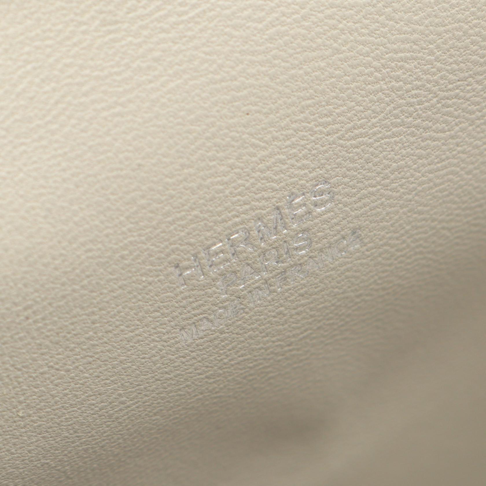ツールボックス26 ベトン 2WAY ハンドバッグ エバーカラー ライトグレー シルバー金具 □R刻印 エルメス バッグ HERMES