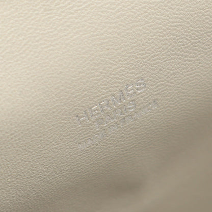 ツールボックス26 ベトン 2WAY ハンドバッグ エバーカラー ライトグレー シルバー金具 □R刻印 エルメス バッグ HERMES