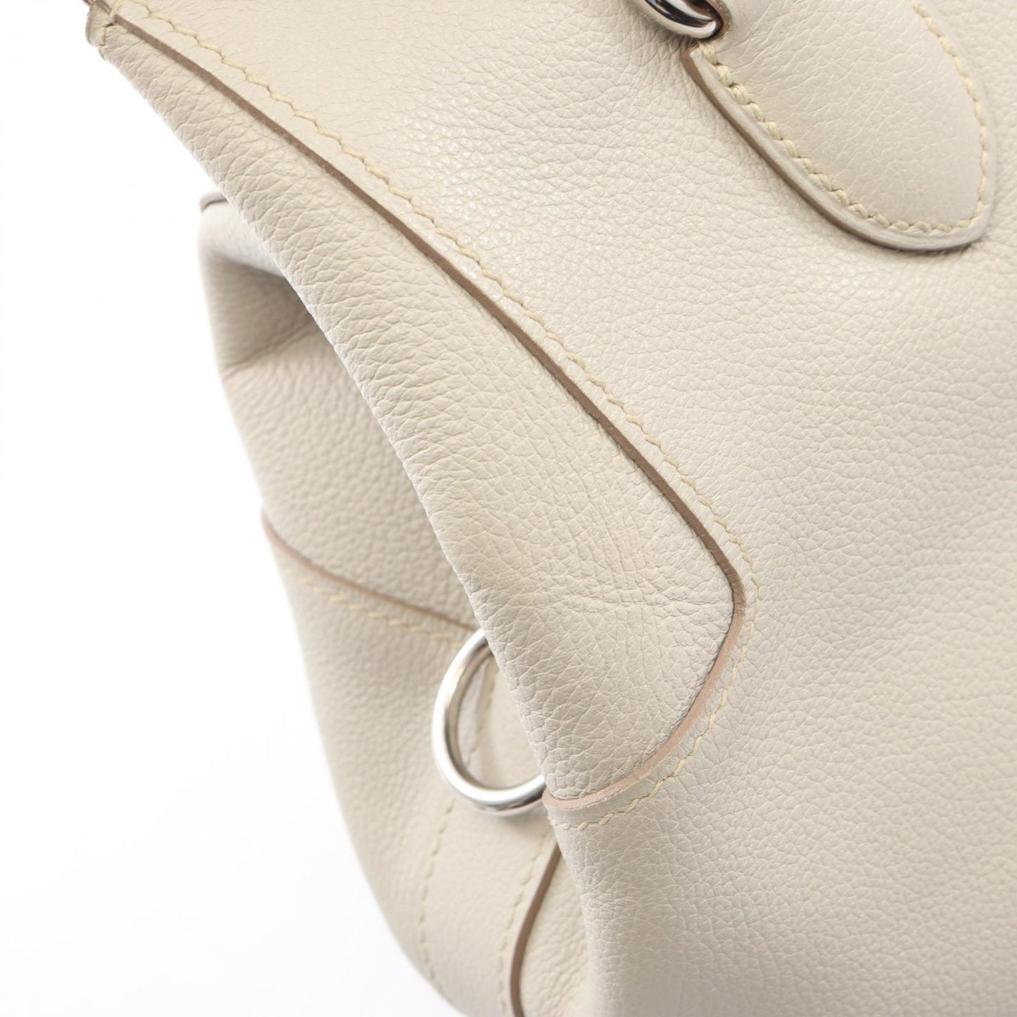 ツールボックス26 ベトン 2WAY ハンドバッグ エバーカラー ライトグレー シルバー金具 □R刻印 エルメス バッグ HERMES