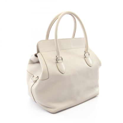 ツールボックス26 ベトン 2WAY ハンドバッグ エバーカラー ライトグレー シルバー金具 □R刻印 エルメス バッグ HERMES