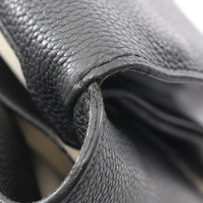 フラッシュ バックパック リュックサック エバーグレイン ブラック シルバー金具 C刻印 エルメス バッグ HERMES