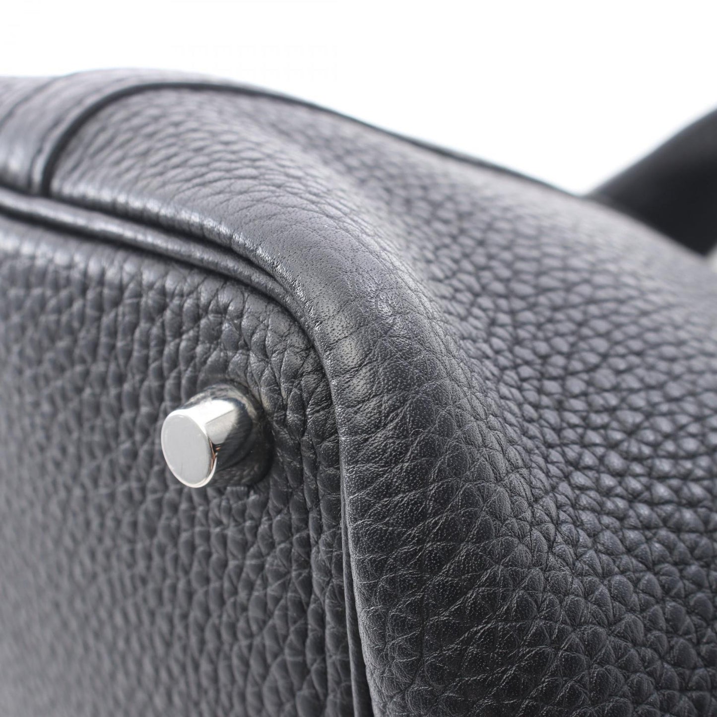 ピコタンロックPM ハンドバッグ トリヨンクレマンス ブラック シルバー金具 D刻印 エルメス バッグ HERMES