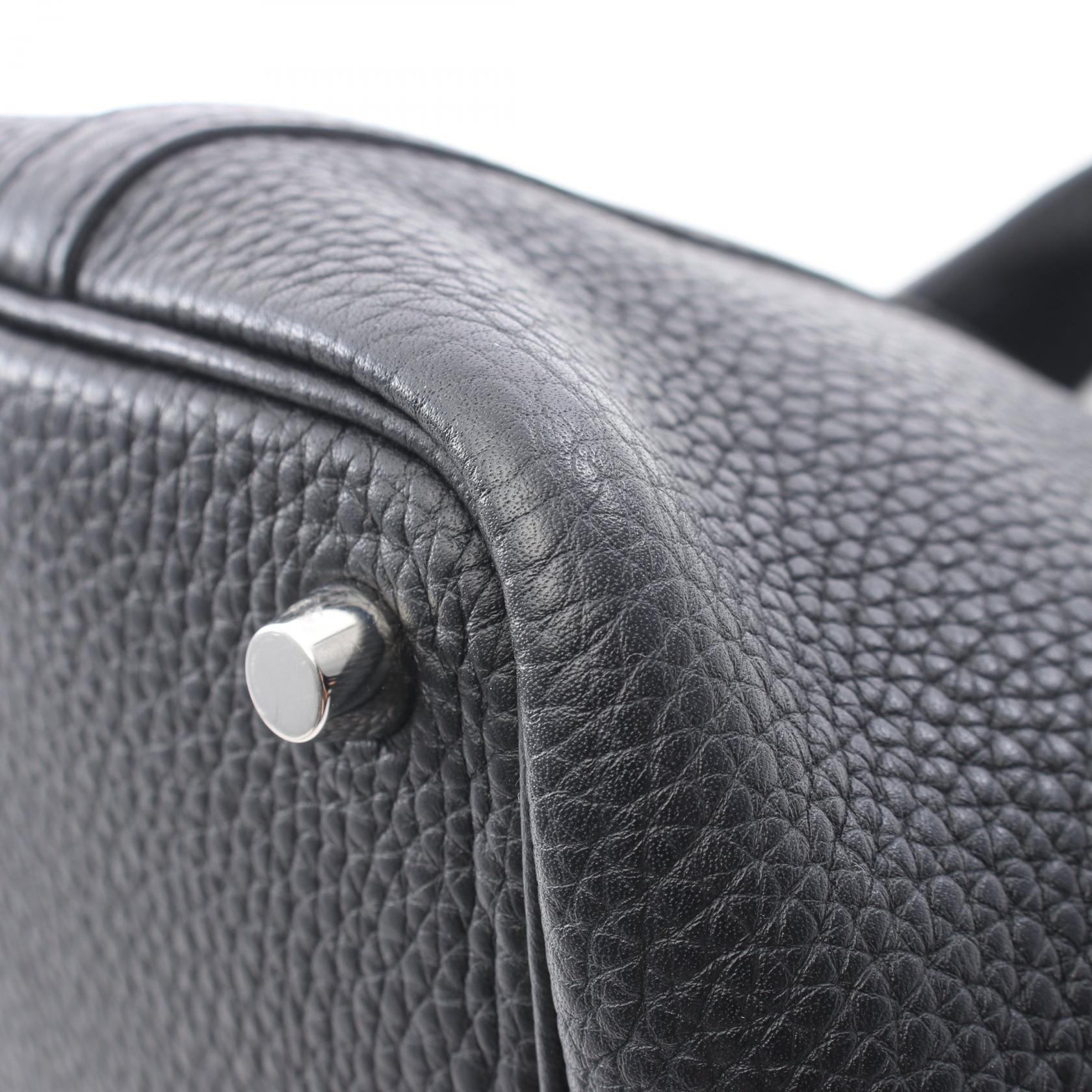 ピコタンロックPM ハンドバッグ トリヨンクレマンス ブラック シルバー金具 D刻印 エルメス バッグ HERMES