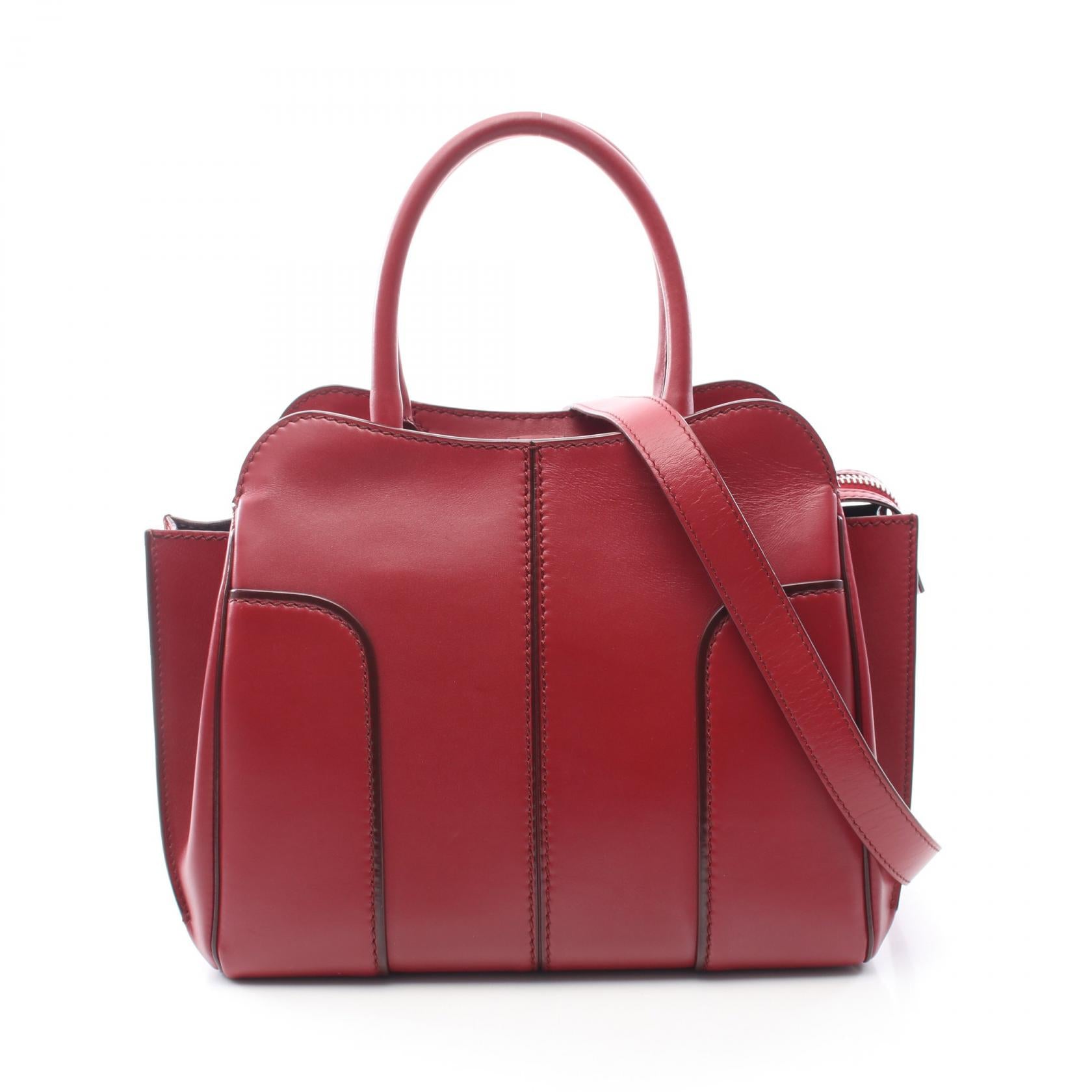 セラ 2WAY ハンドバッグ レザー レッド トッズ バッグ TOD'S