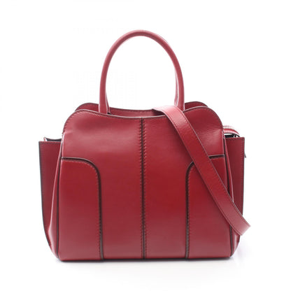 セラ 2WAY ハンドバッグ レザー レッド トッズ バッグ TOD'S