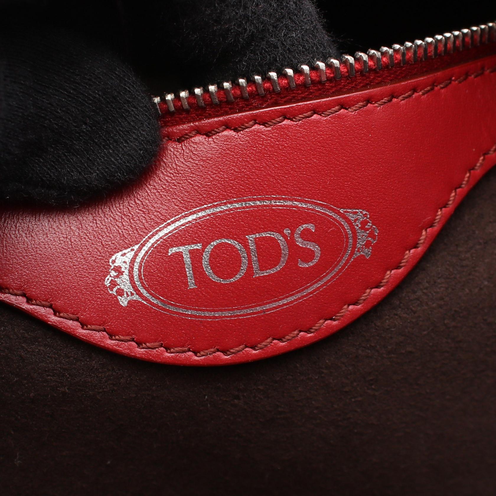 セラ 2WAY ハンドバッグ レザー レッド トッズ バッグ TOD'S