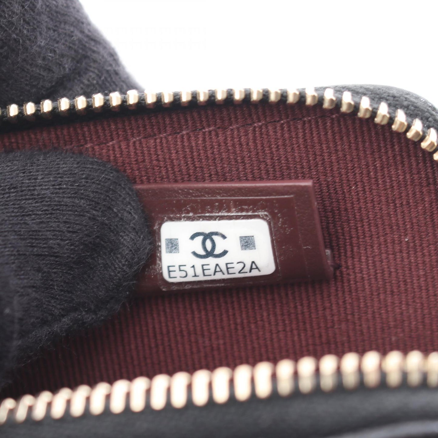 マトラッセ カードケース コインケース キャビアスキン ブラック ゴールド金具 シャネル 財布・小物 CHANEL