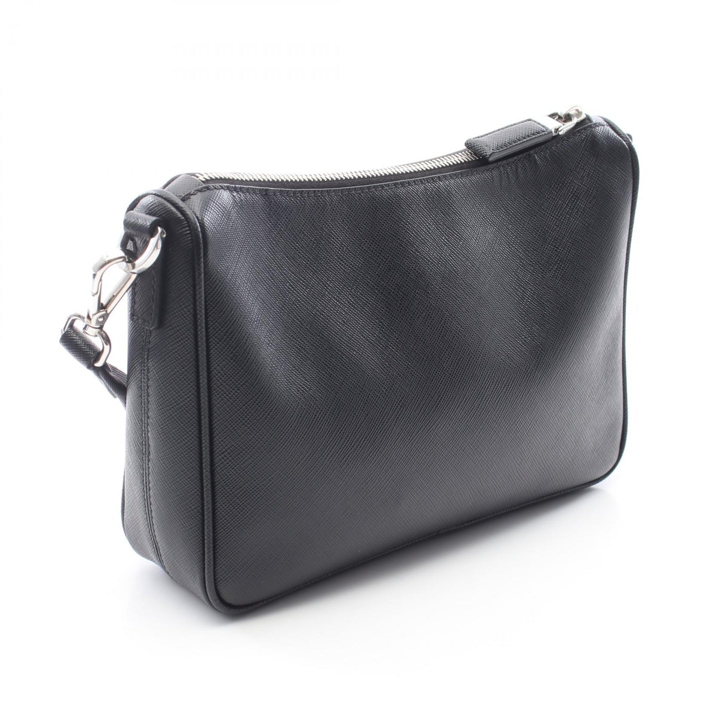 SAFFIANO TRAVEL ショルダーバッグ サフィアーノレザー ブラック プラダ バッグ PRADA