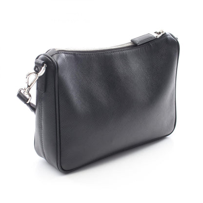 SAFFIANO TRAVEL ショルダーバッグ サフィアーノレザー ブラック プラダ バッグ PRADA