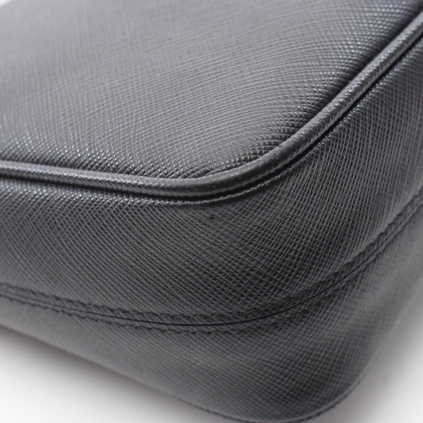 SAFFIANO TRAVEL ショルダーバッグ サフィアーノレザー ブラック プラダ バッグ PRADA