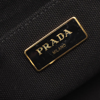 CANAPA カナパ 2WAY ハンドバッグ トートバッグ キャンバス ブラック プラダ バッグ PRADA