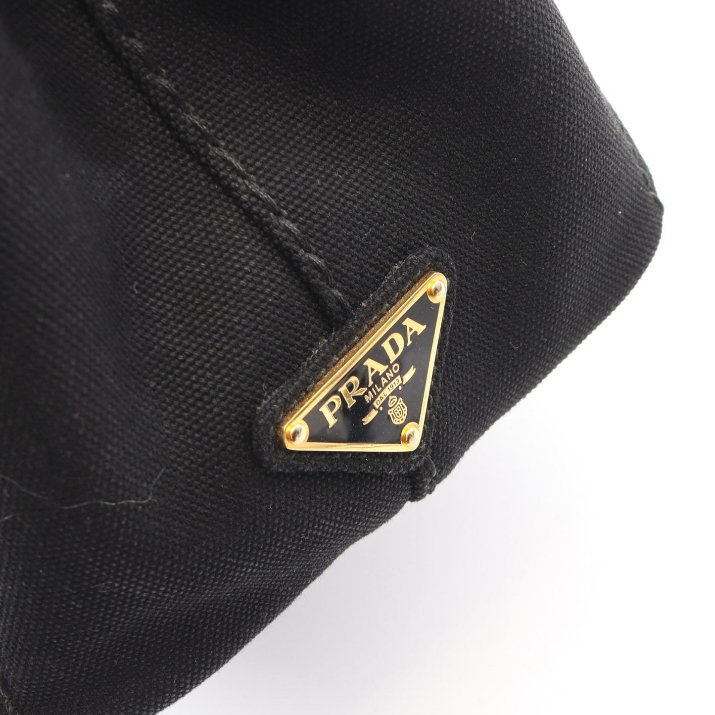 CANAPA カナパ 2WAY ハンドバッグ トートバッグ キャンバス ブラック プラダ バッグ PRADA
