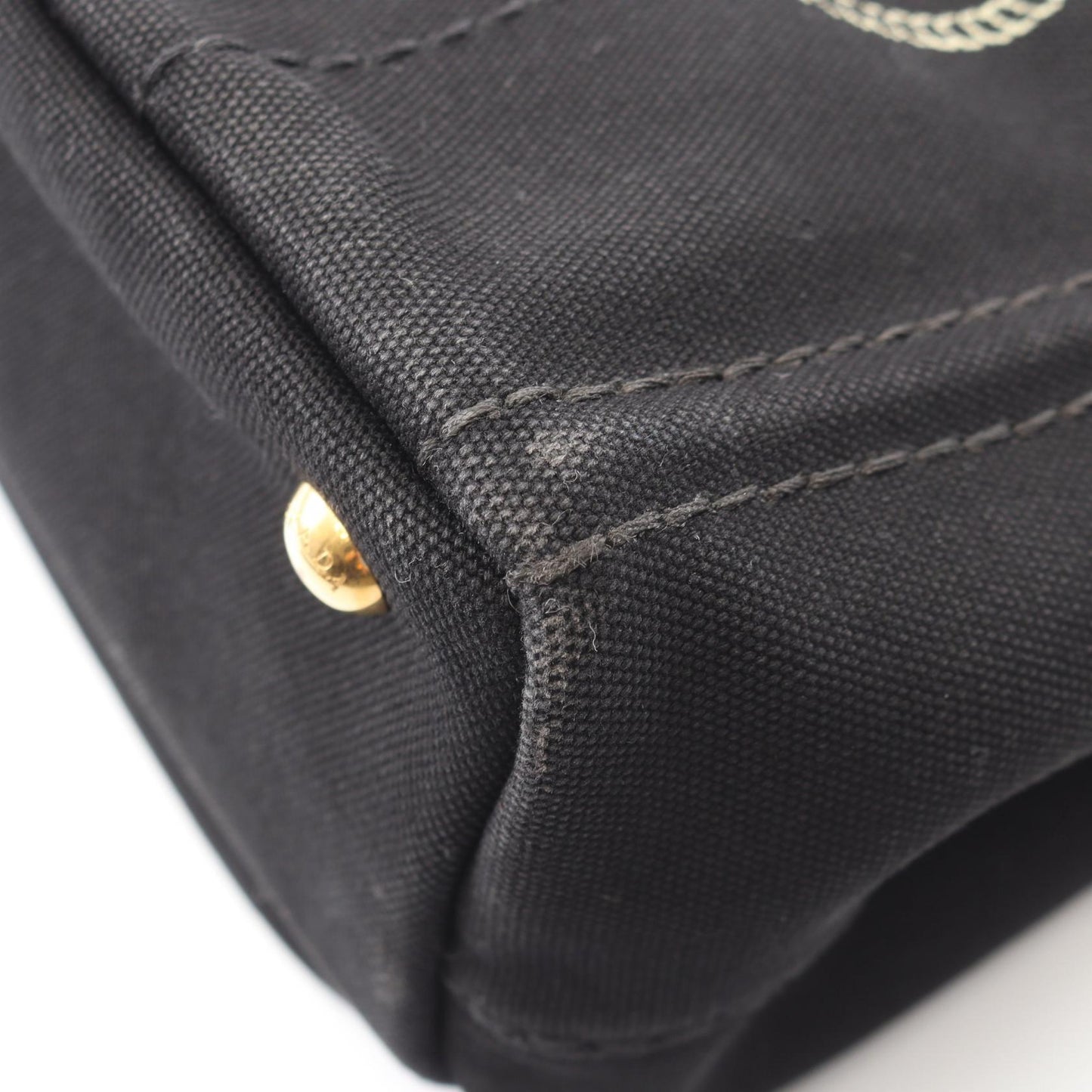CANAPA カナパ 2WAY ハンドバッグ トートバッグ キャンバス ブラック プラダ バッグ PRADA