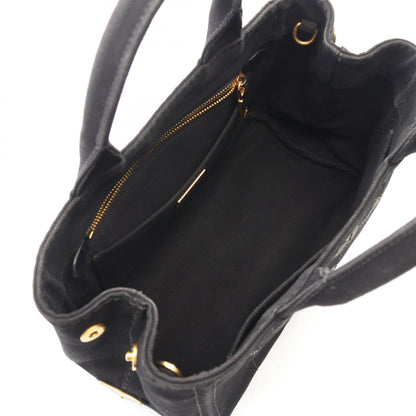 CANAPA カナパ 2WAY ハンドバッグ トートバッグ キャンバス ブラック プラダ バッグ PRADA