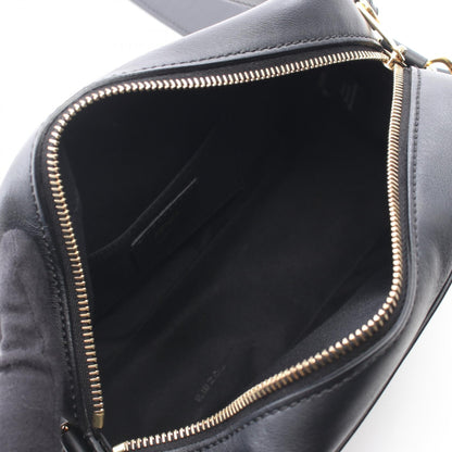 CAM キャム ズッカ ショルダーバッグ コーティングキャンバス レザー ブラウン ブラック フェンディ バッグ FENDI
