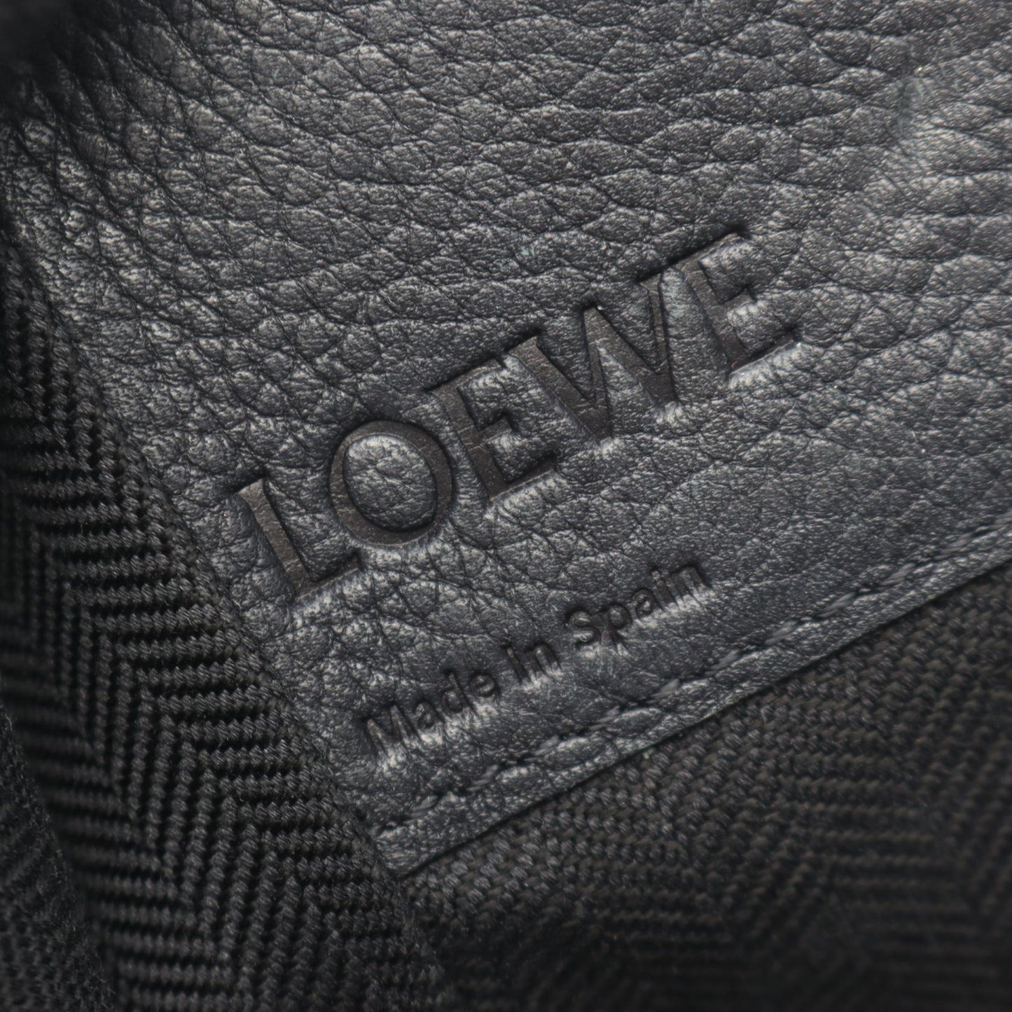ハンモック ミディアム 2WAY ハンドバッグ レザー ダークネイビー ロエベ バッグ LOEWE