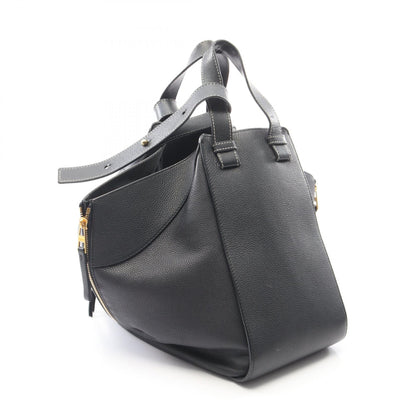 ハンモック ミディアム 2WAY ハンドバッグ レザー ダークネイビー ロエベ バッグ LOEWE