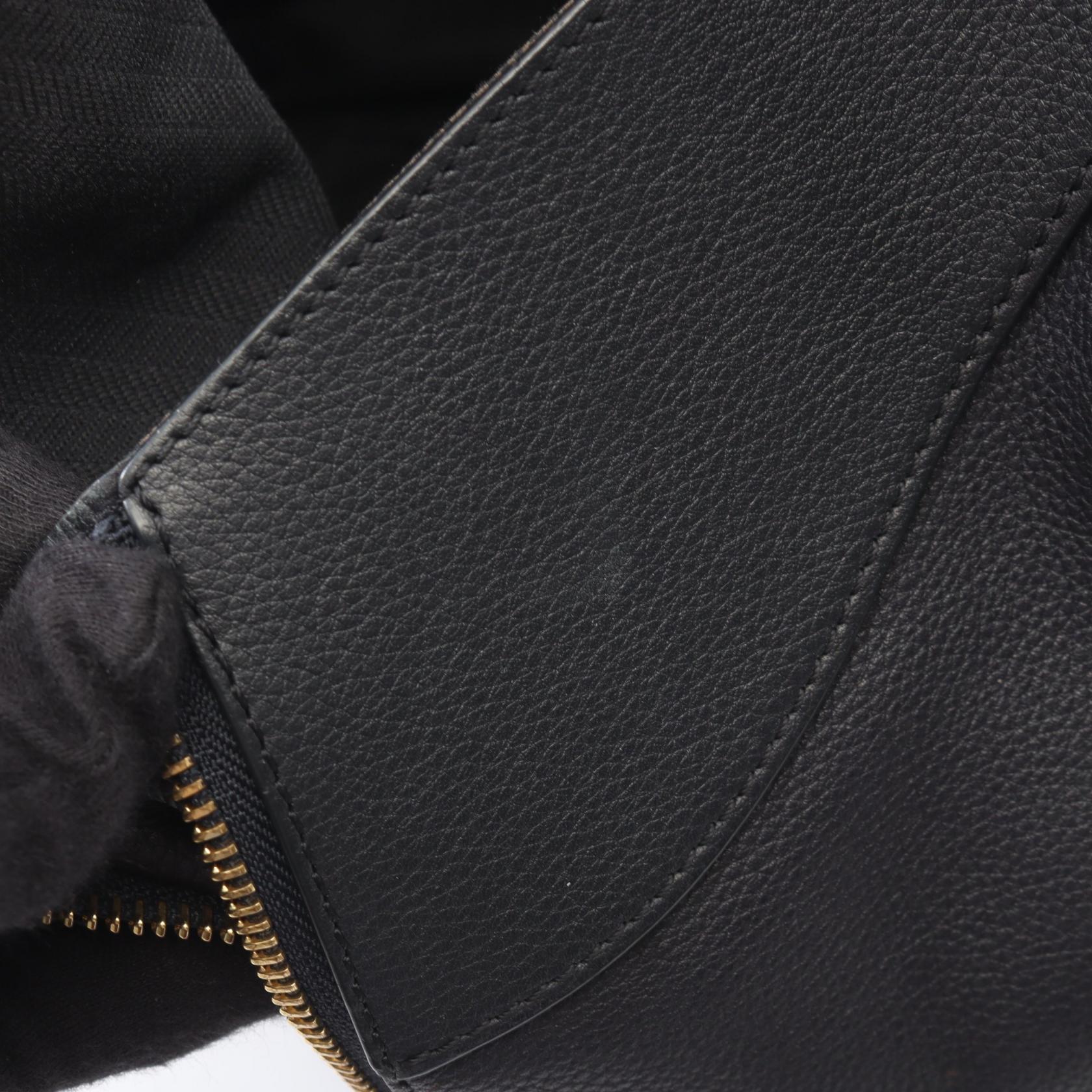 ハンモック ミディアム 2WAY ハンドバッグ レザー ダークネイビー ロエベ バッグ LOEWE
