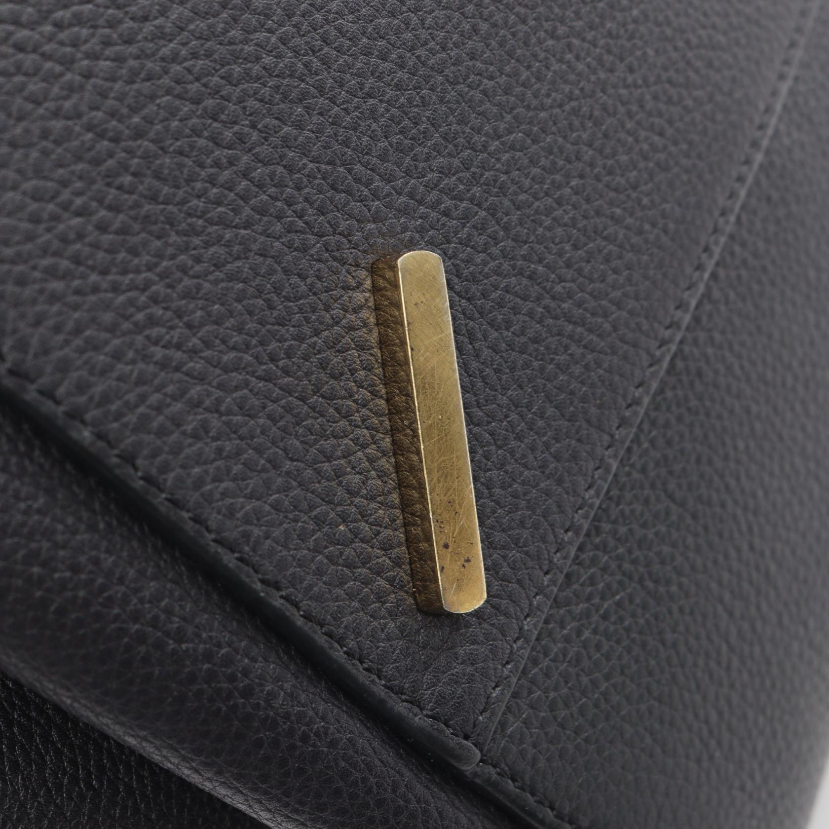 ハンモック ミディアム 2WAY ハンドバッグ レザー ダークネイビー ロエベ バッグ LOEWE