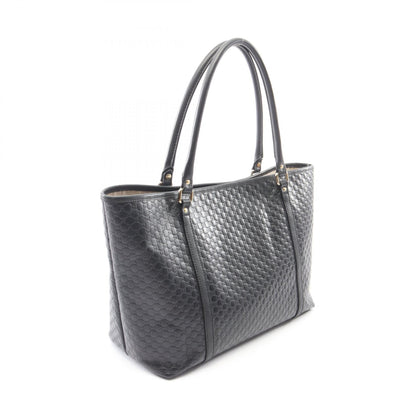 マイクログッチシマ ショルダーバッグ トートバッグ レザー ブラック グッチ バッグ GUCCI