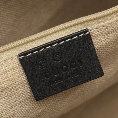 マイクログッチシマ ショルダーバッグ トートバッグ レザー ブラック グッチ バッグ GUCCI