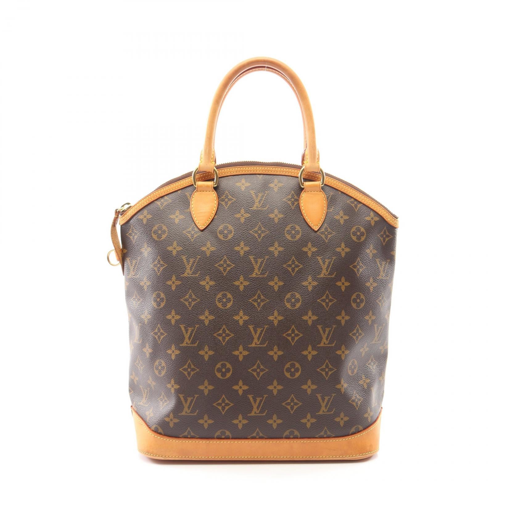 ロックイット ヴェルティカル モノグラム ハンドバッグ PVC レザー ブラウン ルイヴィトン バッグ LOUIS VUITTON