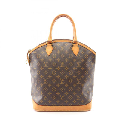 ロックイット ヴェルティカル モノグラム ハンドバッグ PVC レザー ブラウン ルイヴィトン バッグ LOUIS VUITTON