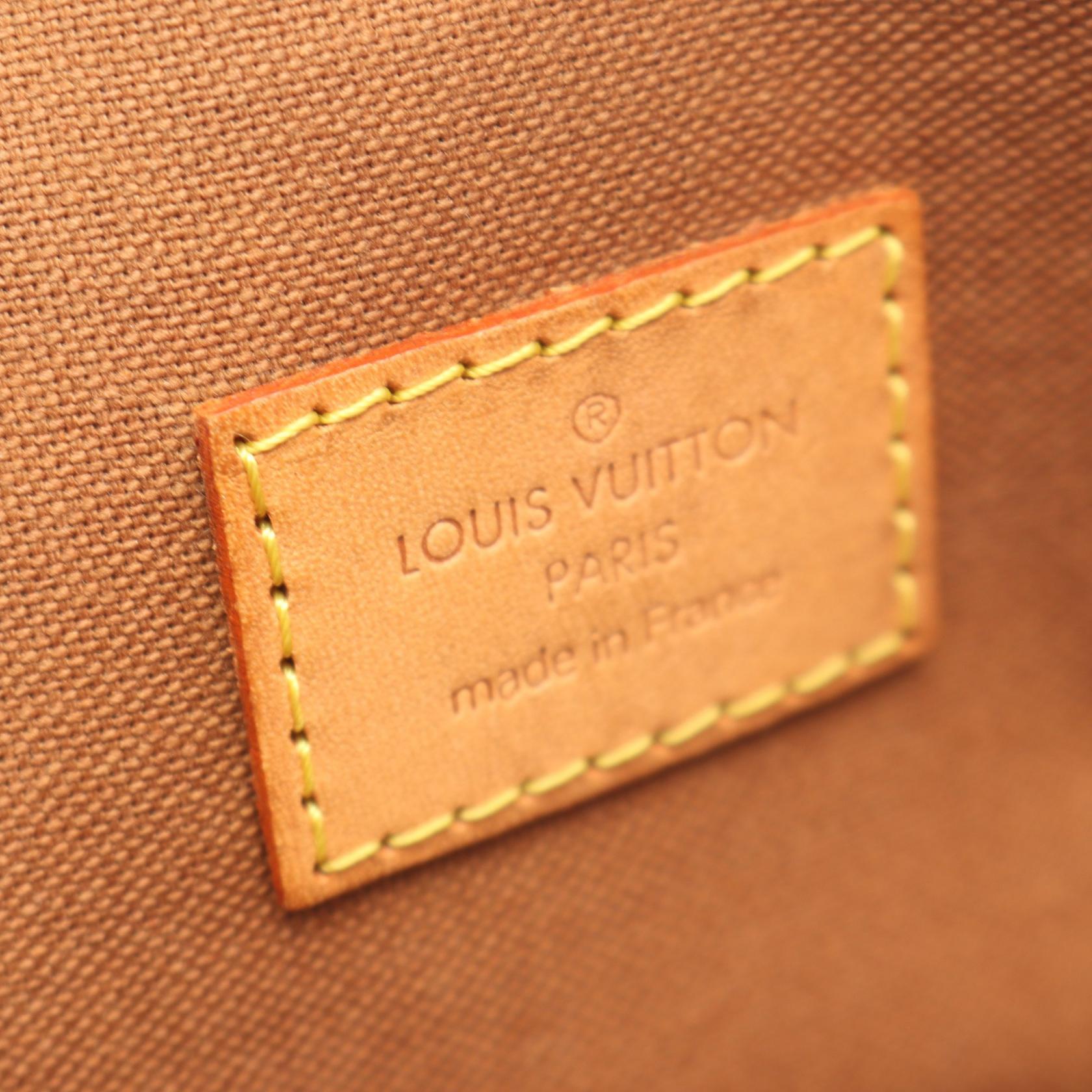 ロックイット ヴェルティカル モノグラム ハンドバッグ PVC レザー ブラウン ルイヴィトン バッグ LOUIS VUITTON