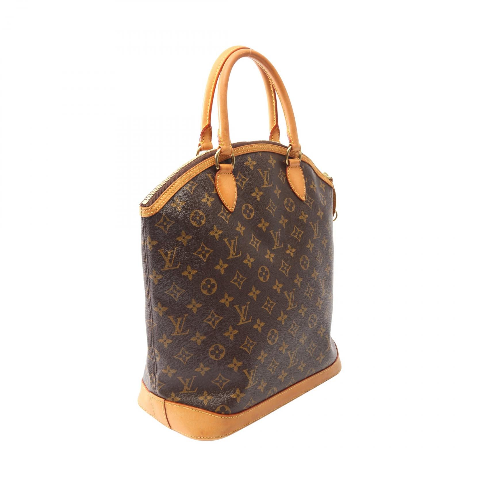 ロックイット ヴェルティカル モノグラム ハンドバッグ PVC レザー ブラウン ルイヴィトン バッグ LOUIS VUITTON