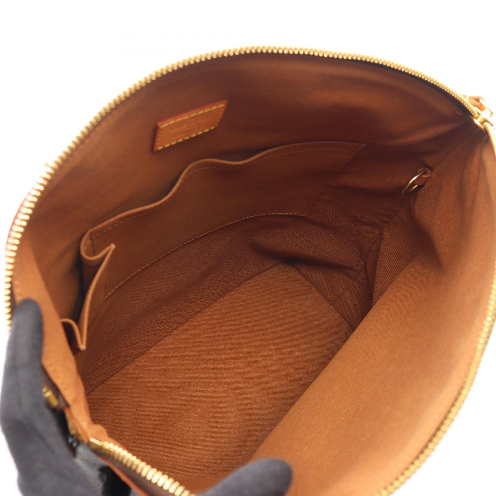 ロックイット ヴェルティカル モノグラム ハンドバッグ PVC レザー ブラウン ルイヴィトン バッグ LOUIS VUITTON