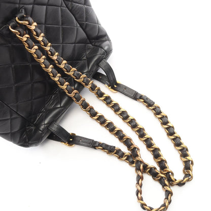 マトラッセ バックパック リュックサック ラムスキン ブラック ゴールド金具 シャネル バッグ CHANEL