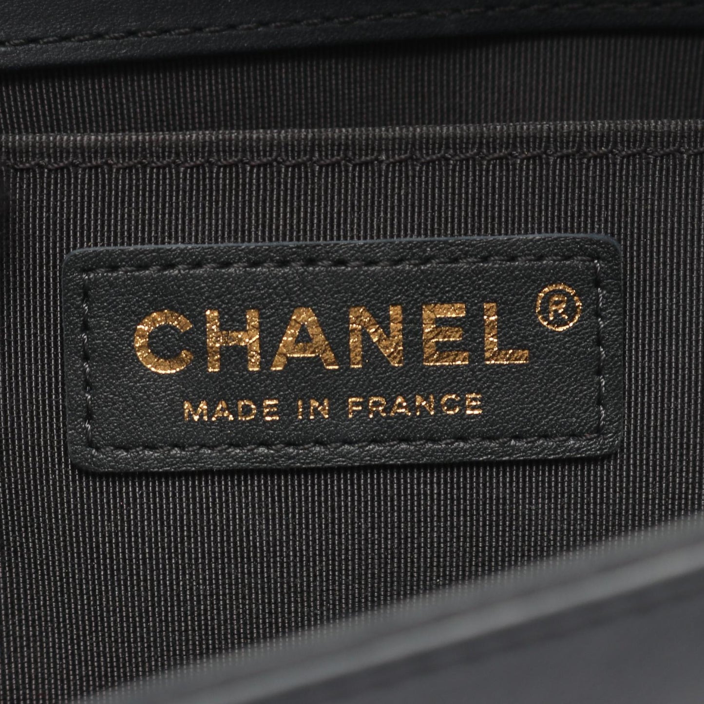 ボーイシャネル チェーンショルダーバッグ ラムスキン ダークネイビー ゴールド金具 シャネル バッグ CHANEL