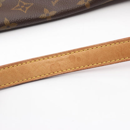 モンスリMM モノグラム バックパック リュックサック PVC レザー ブラウン ルイヴィトン バッグ LOUIS VUITTON