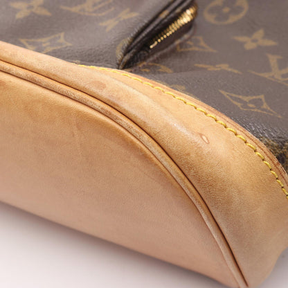 モンスリMM モノグラム バックパック リュックサック PVC レザー ブラウン ルイヴィトン バッグ LOUIS VUITTON