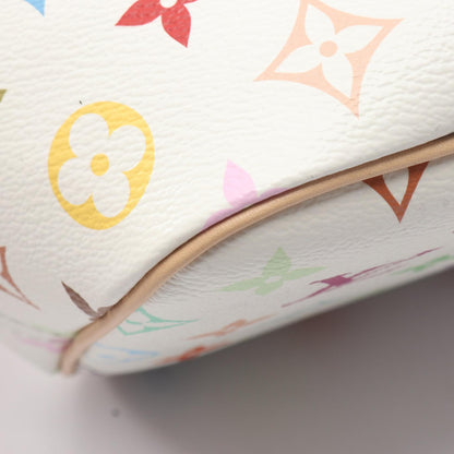 LV × TM ネヴァーフルMM モノグラムマルチカラー ショルダーバッグ トートバッグ PVC レザー ホワイト ルイヴィトン バッグ LOUIS VUITTON
