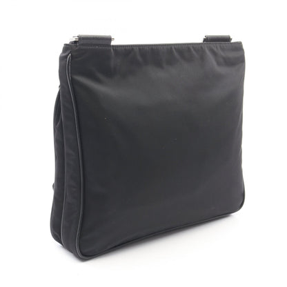 Re-Nylon ショルダーバッグ ナイロン サフィアーノレザー ブラック プラダ バッグ PRADA