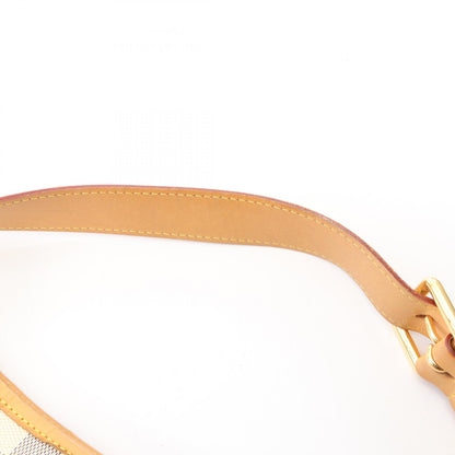 ガリエラPM ダミエアズール ワンショルダーバッグ PVC レザー ホワイト ルイヴィトン バッグ LOUIS VUITTON
