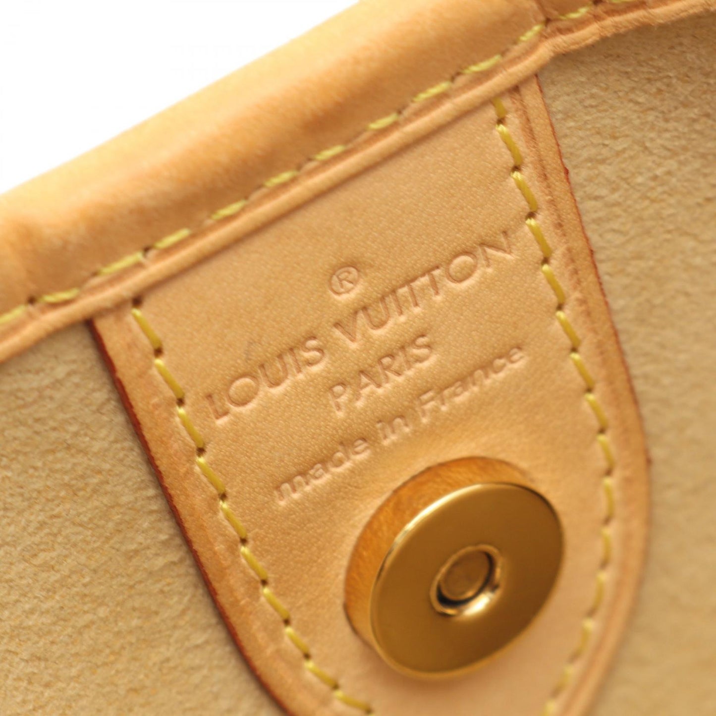 ガリエラPM ダミエアズール ワンショルダーバッグ PVC レザー ホワイト ルイヴィトン バッグ LOUIS VUITTON