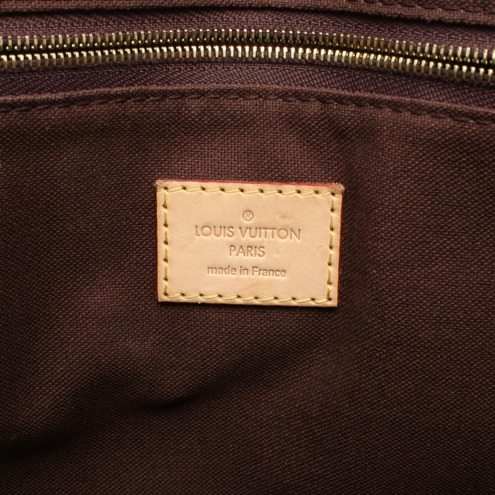 メニルモンタンMM モノグラム ショルダーバッグ PVC レザー ブラウン ルイヴィトン バッグ LOUIS VUITTON