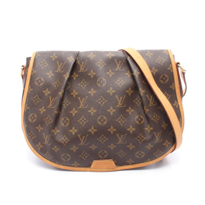 メニルモンタンMM モノグラム ショルダーバッグ PVC レザー ブラウン ルイヴィトン バッグ LOUIS VUITTON