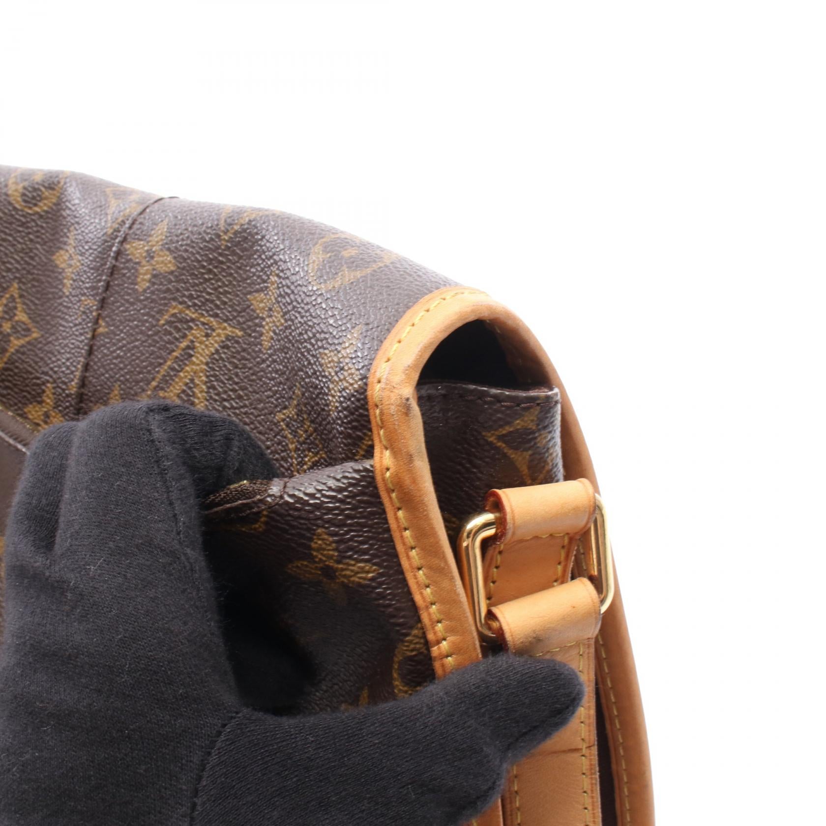 メニルモンタンMM モノグラム ショルダーバッグ PVC レザー ブラウン ルイヴィトン バッグ LOUIS VUITTON