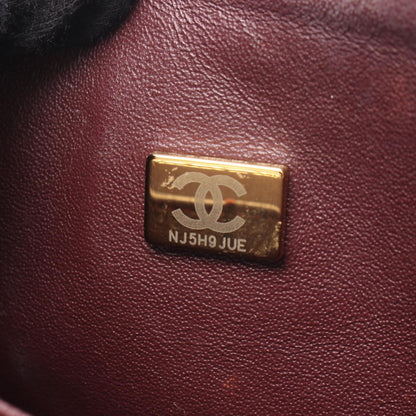 マトラッセ Wフラップ Wチェーンショルダーバッグ キャビアスキン ブラック ゴールド金具 シャネル バッグ CHANEL