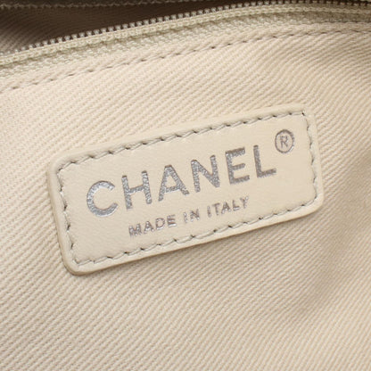 マトラッセ チェーンショルダーバッグ チェーントートバッグ キャビアスキン ブルー シルバー金具 シャネル バッグ CHANEL