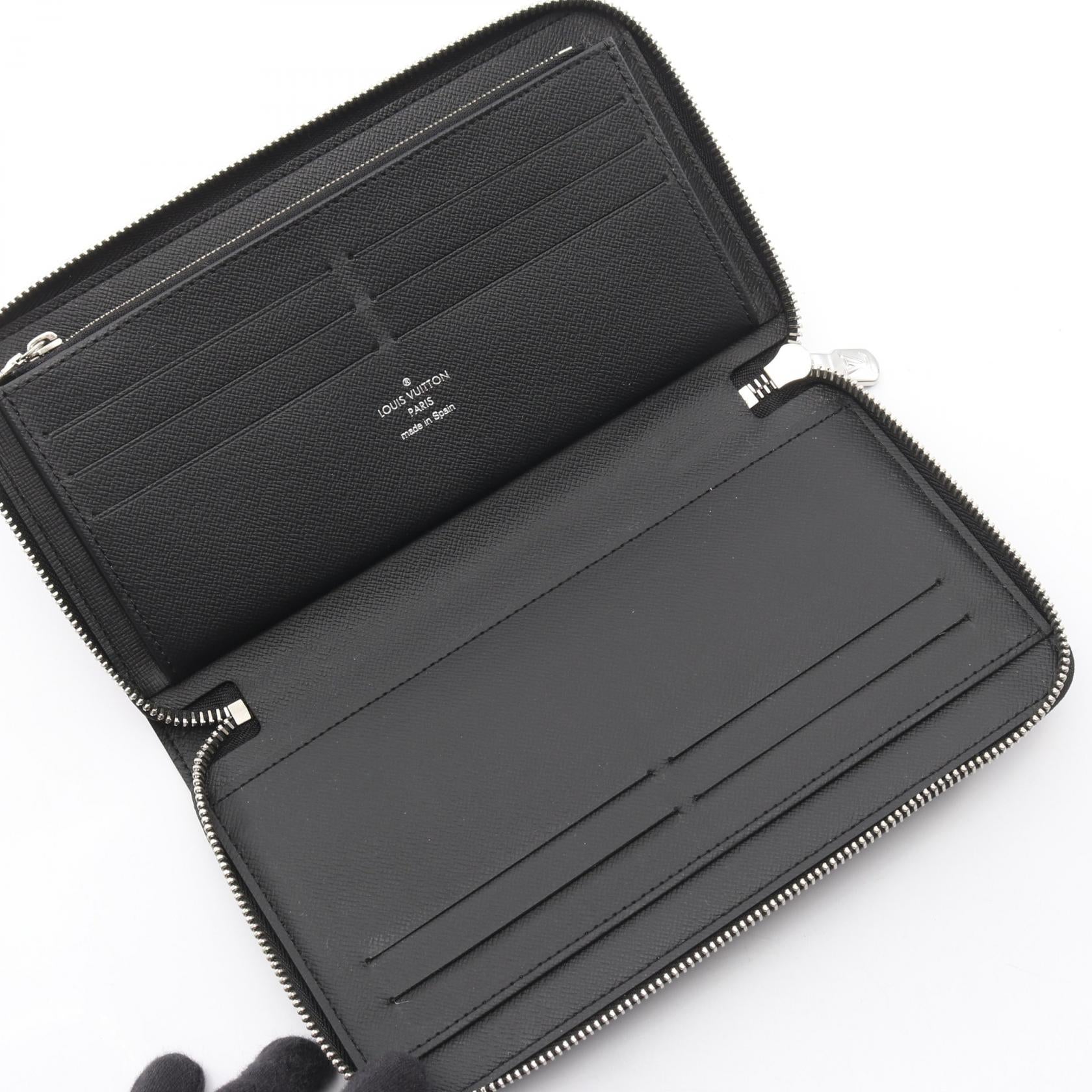 ジッピー オーガナイザー NM タイガ ラウンドファスナー長財布 レザー ブラック ルイヴィトン 財布・小物 LOUIS VUITTON