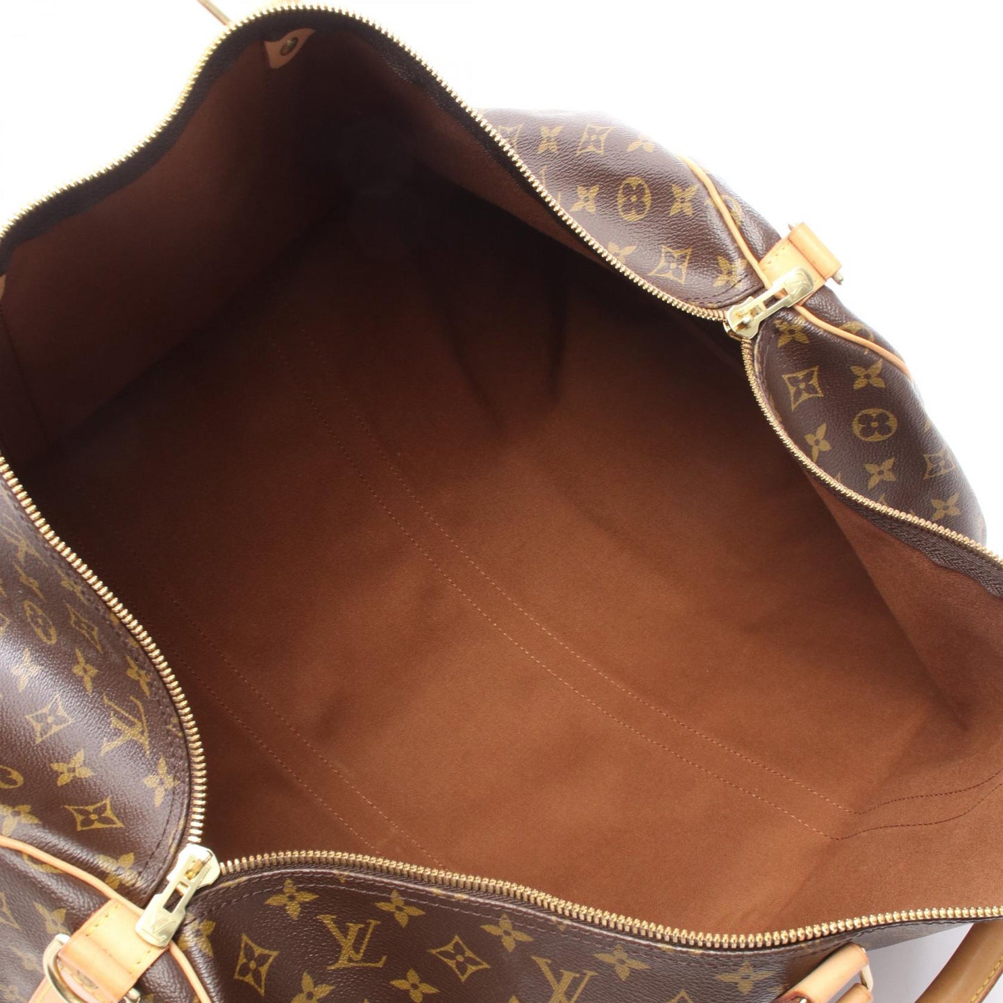キーポル バンドリエール60 モノグラム 2WAY ボストンバッグ PVC レザー ブラウン ルイヴィトン バッグ LOUIS VUITTON