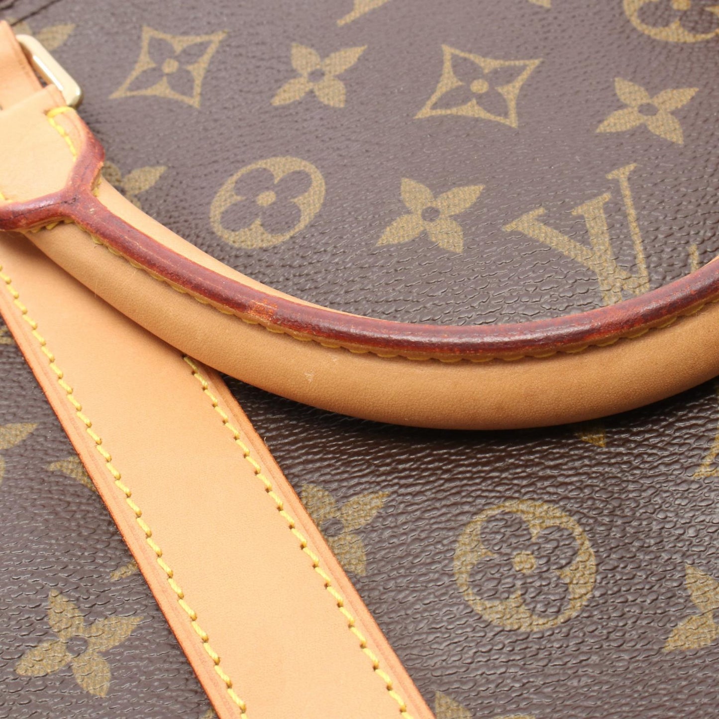 キーポル バンドリエール60 モノグラム 2WAY ボストンバッグ PVC レザー ブラウン ルイヴィトン バッグ LOUIS VUITTON