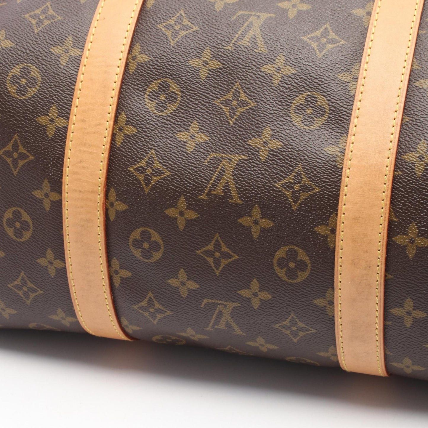 キーポル バンドリエール60 モノグラム 2WAY ボストンバッグ PVC レザー ブラウン ルイヴィトン バッグ LOUIS VUITTON